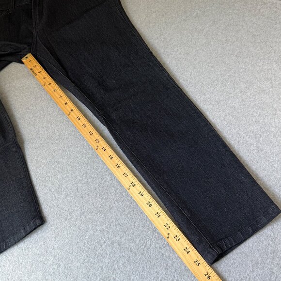 NYDJ Dark Wash Blue Clarissa Ankle Slim Leg Denim Jeans Lift Tuck Size 10 Petite - Picture 10 of 16